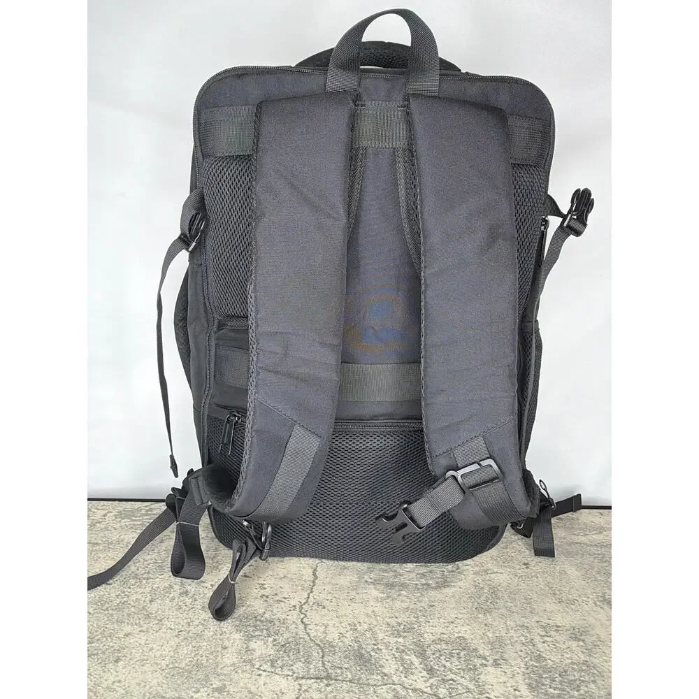 Extra Large Travel Backpack, Carry on Expandable Backpack, Waterproof- Black